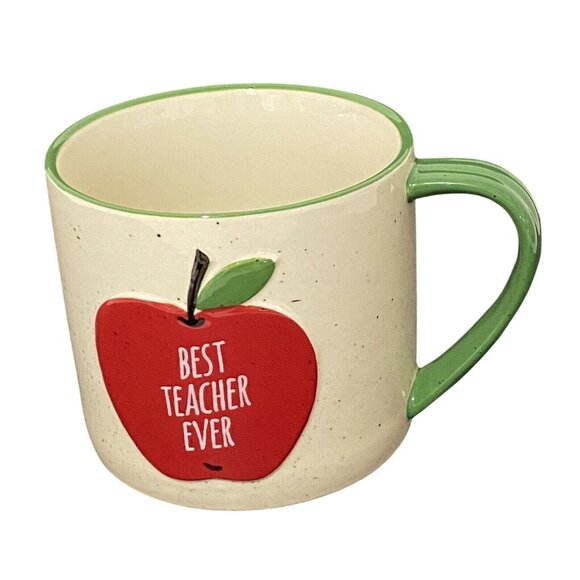 Tag Apple Theme Oversized Teacher Mug Best Teacher Gift Coffee Cup - Picture 1 of 6